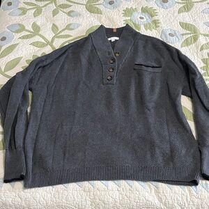 Lunya Cottonsilk Pocket Henley Women’s L/XL EUC